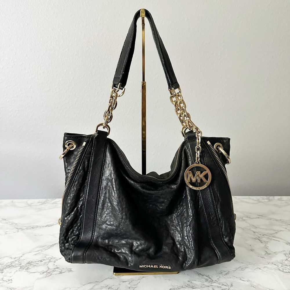 Michael Kors Stanthorpe Black Supple Tumbled Leat… - image 5