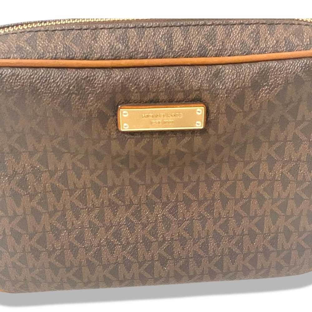 Michael Kors Brown Leather Crossbody Purse - image 2