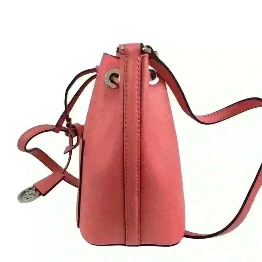 Michael Kors Greenwich Coral Small Bucket Bag - image 3