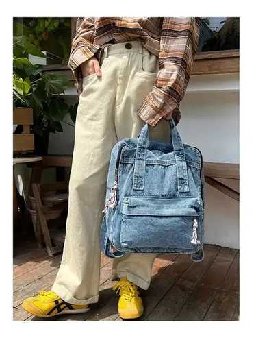 Backpack × Streetwear × Vintage Denim Backpack