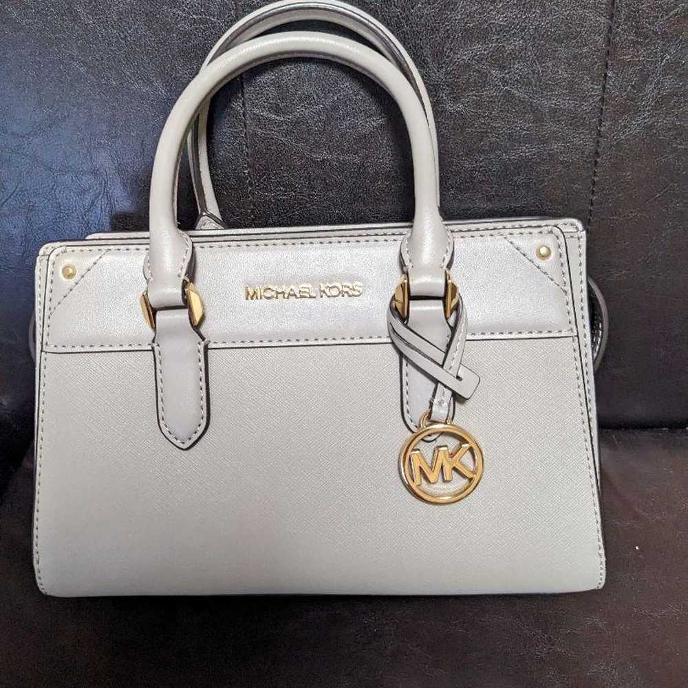 MICHAEL KORS Beige Handbag Gray - image 1