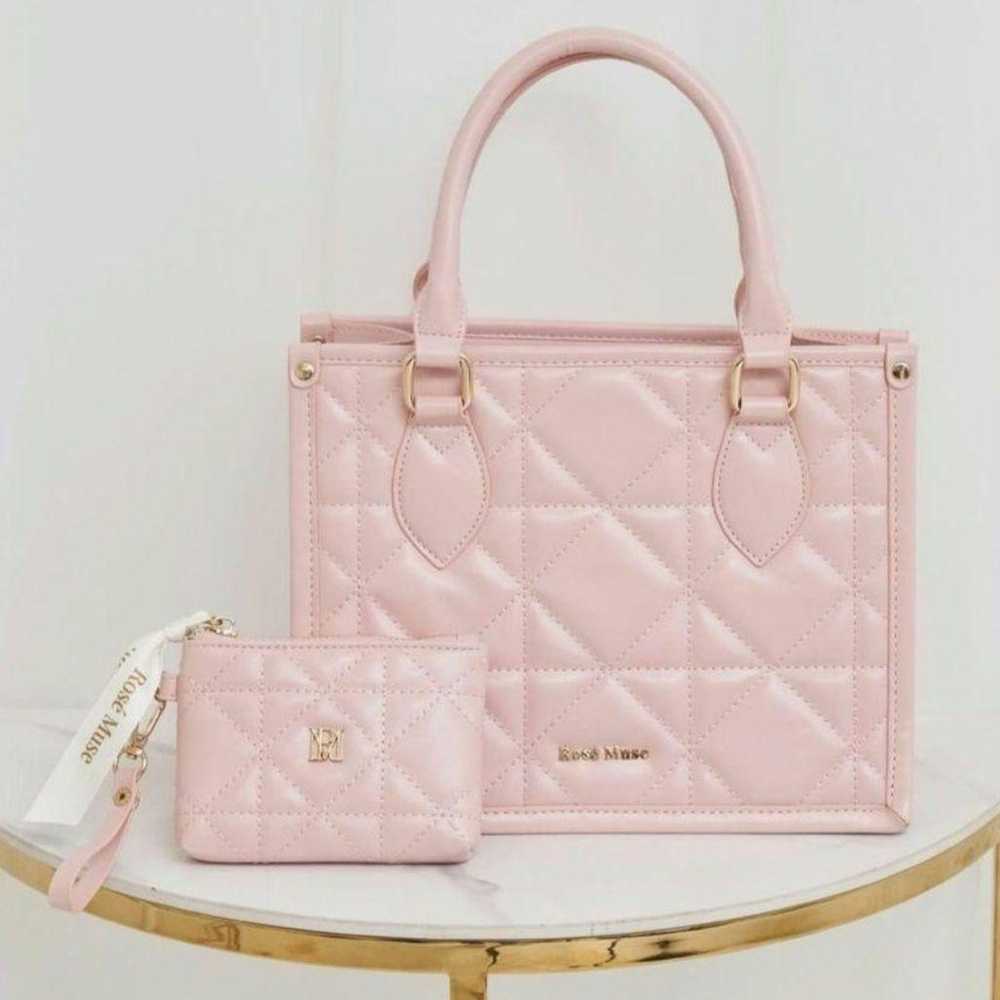 Rosemuse Quilted Tote S Pink - image 1