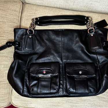 Coach Genuine Leather Kristin Carryall Hobo Handba