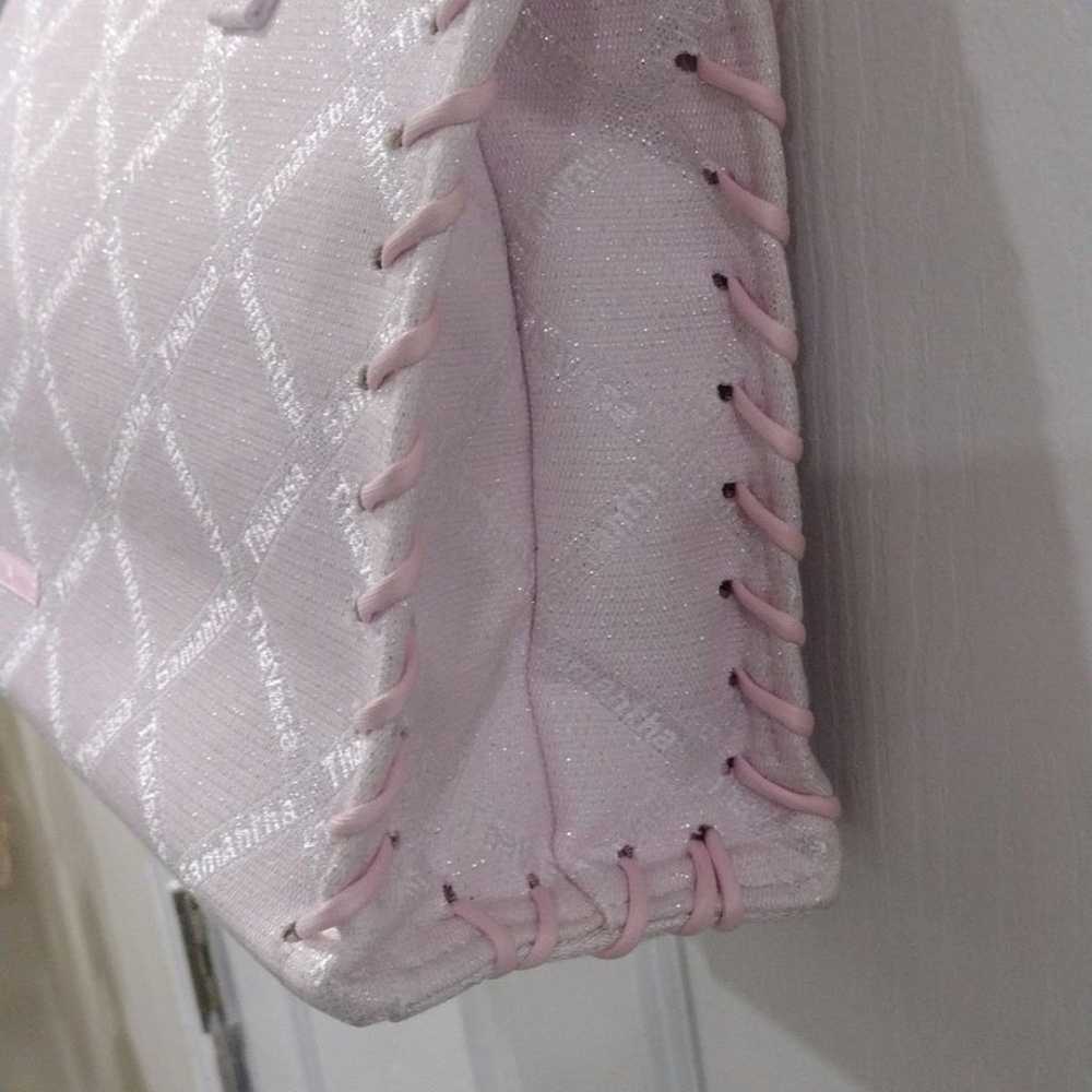 Samantha Thavasa Pink Quilted Tote Bag Handbag - … - image 5