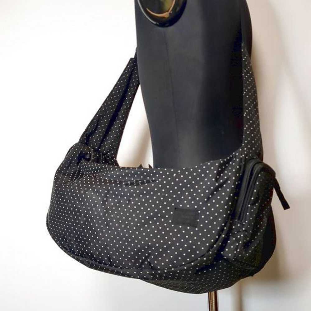 Head Porter Black Beauty Dot Pattern Shoulder Bag… - image 1