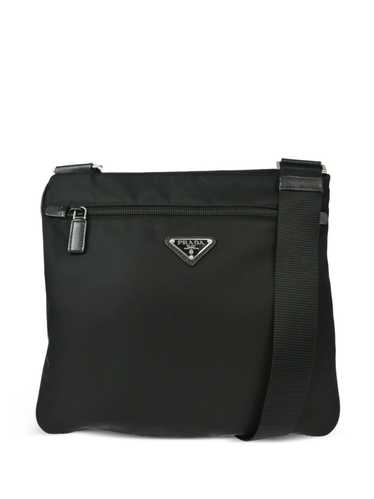 Prada Pre-Owned 2010 triangle-logo shoulder bag - 