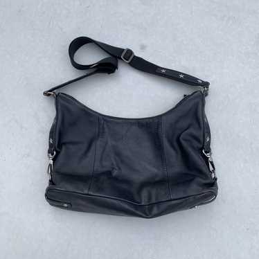 00s agnes b leather shoulder bag y2k