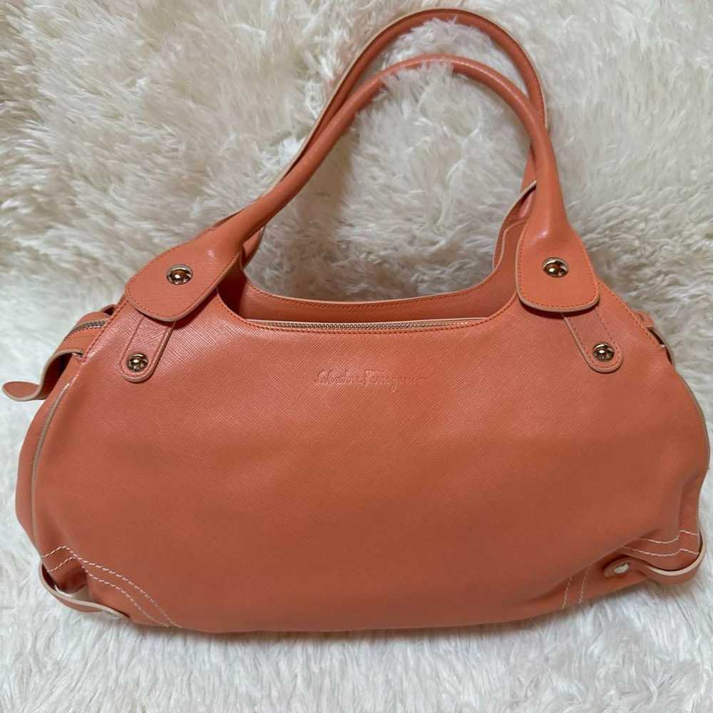 Salvatore Ferragamo Handbag Salmon Pink - image 4