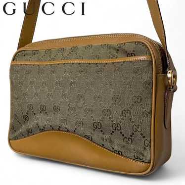 [Rare] GUCCI Shoulder Bag - GG Canvas