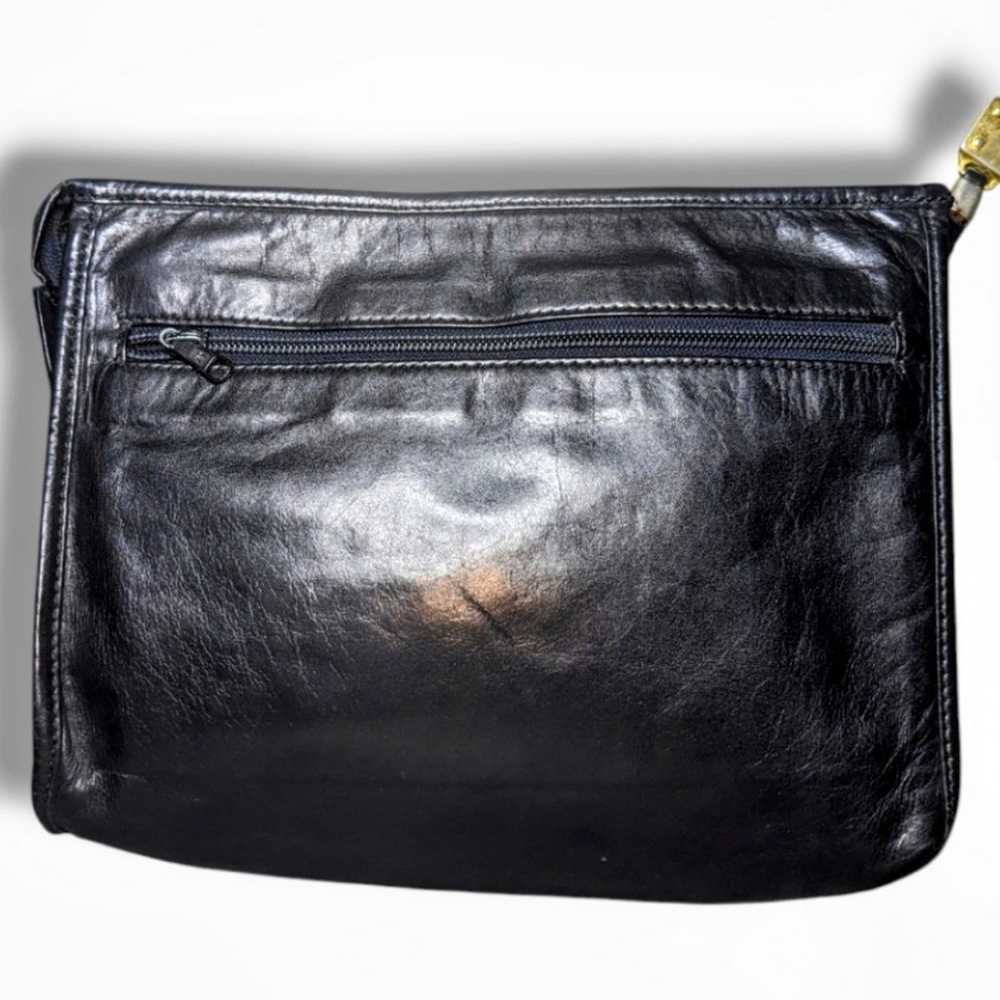 Loewe | Anagram Black Lambskin Leather Zip Around… - image 2