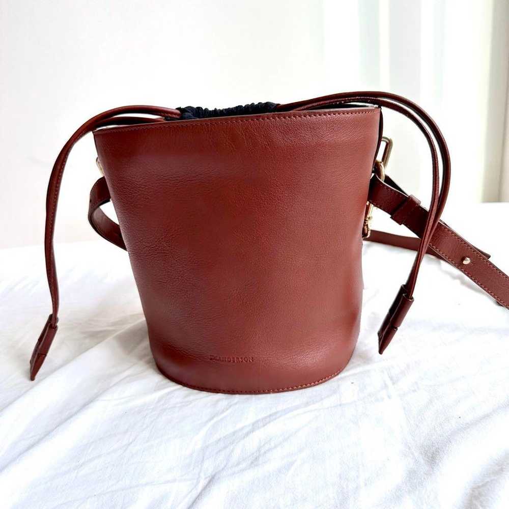 JW Anderson leather bucket bag in brown - image 2