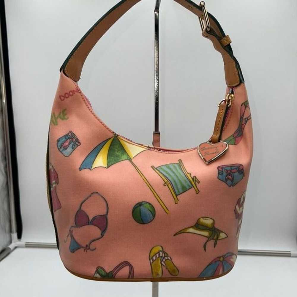 Dooney & Bourke Y2K Miami Beach Pink Background H… - image 2