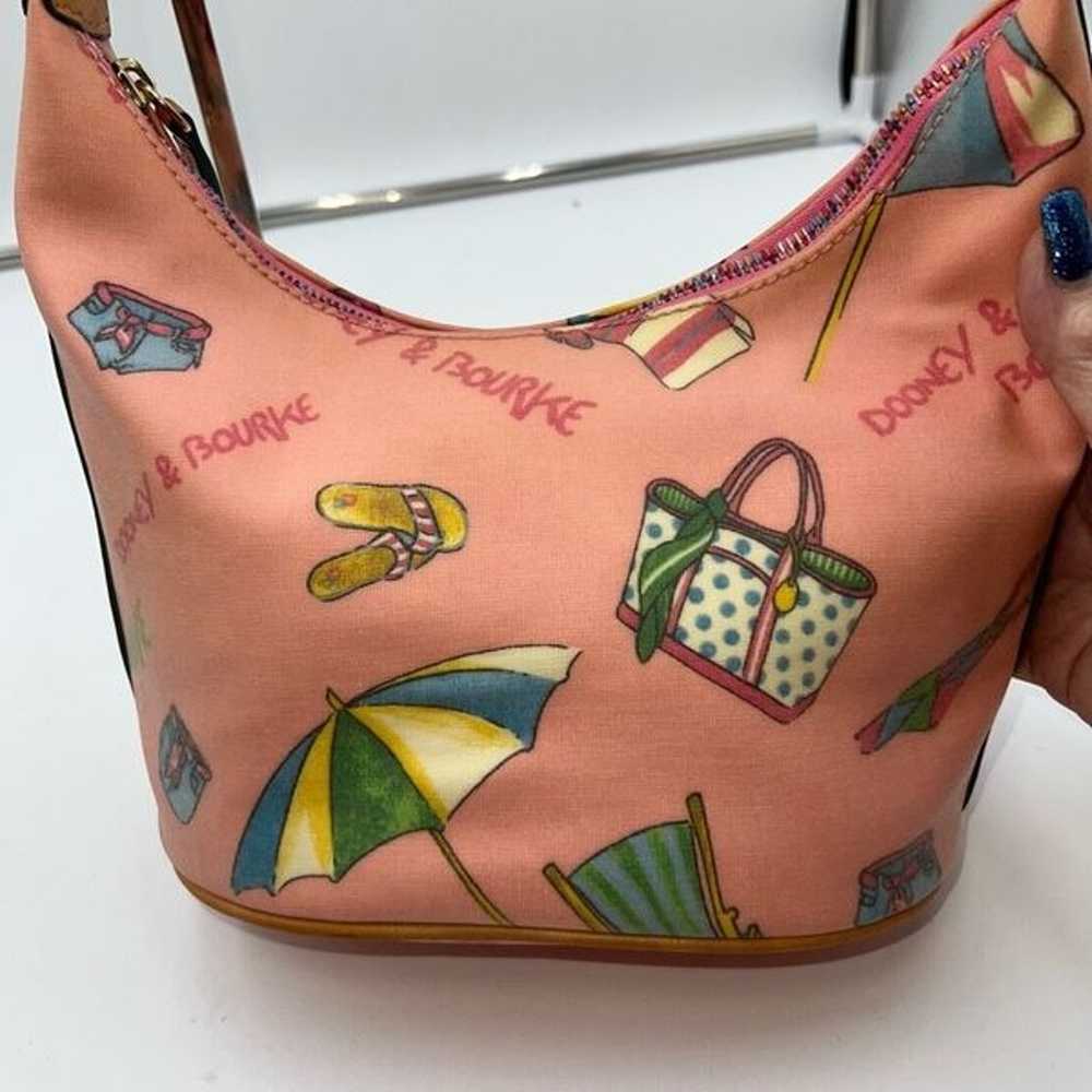 Dooney & Bourke Y2K Miami Beach Pink Background H… - image 7