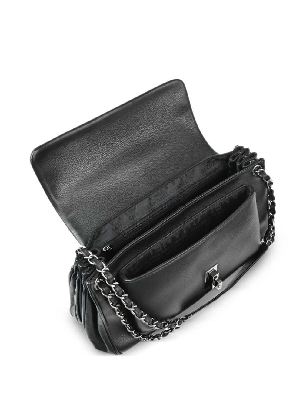 CHANEL Pre-Owned 2003 leather shoulder bag - Black - image 4