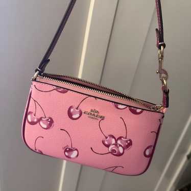 Coach cherry purse - image 1