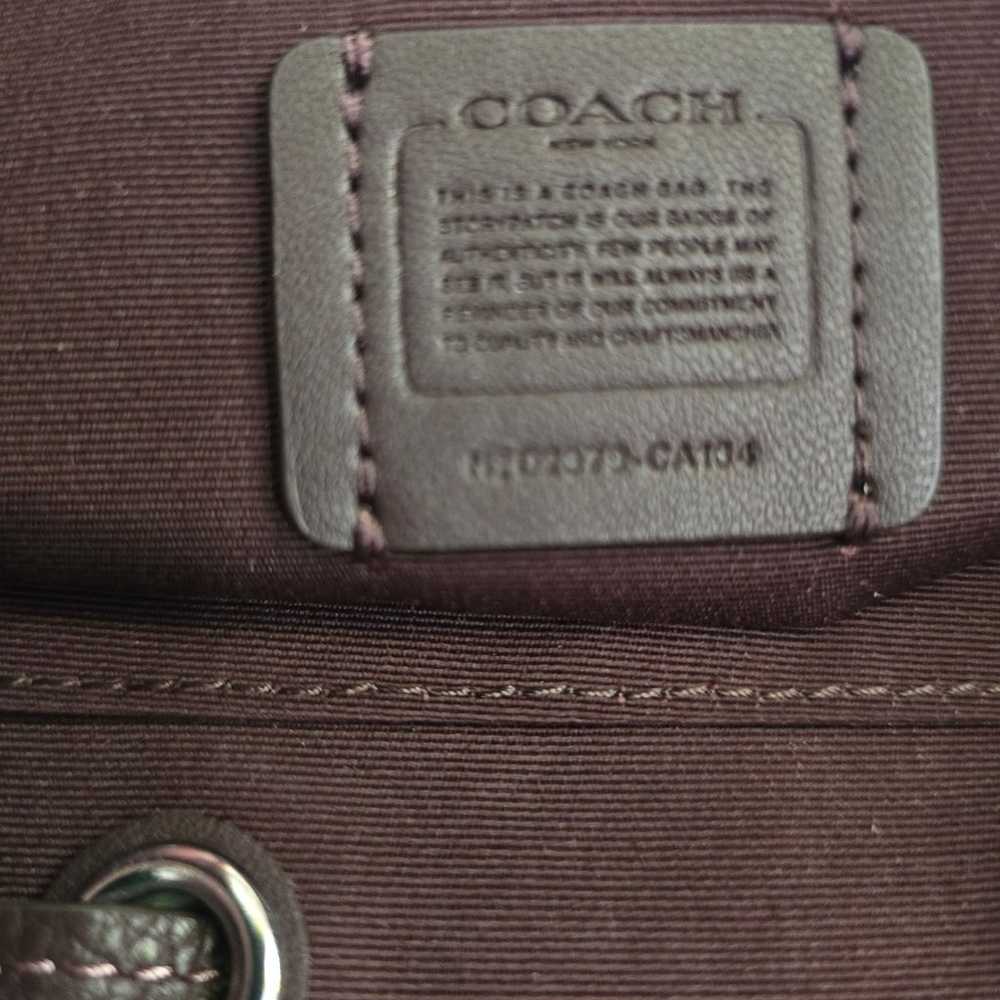 NWOT COACH CA134 Andy Crossbody 2 Way Maroon Pebb… - image 6