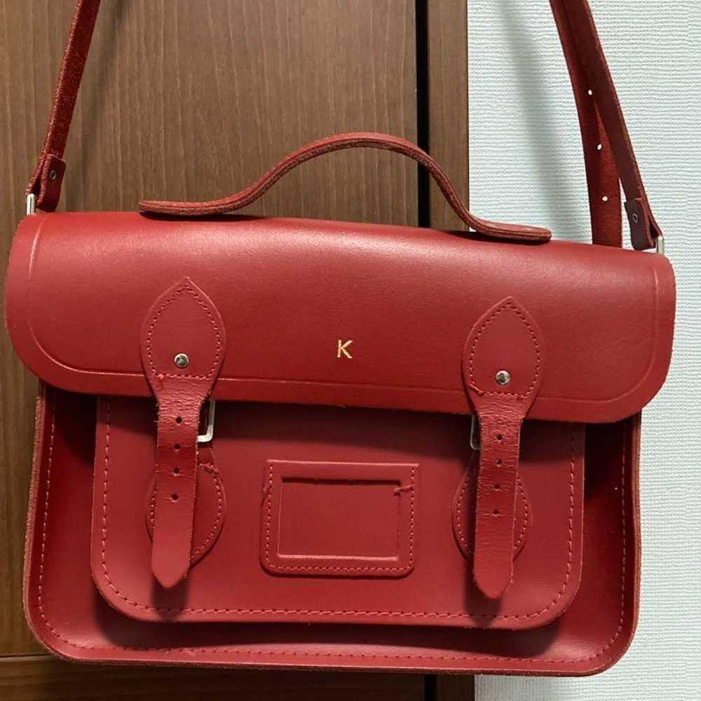 Cambridge Satchel bag in red. - image 10