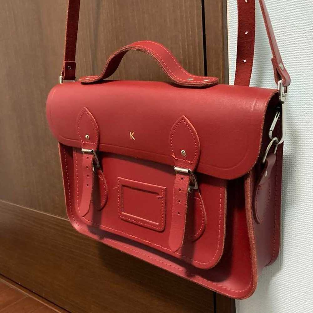 Cambridge Satchel bag in red. - image 11