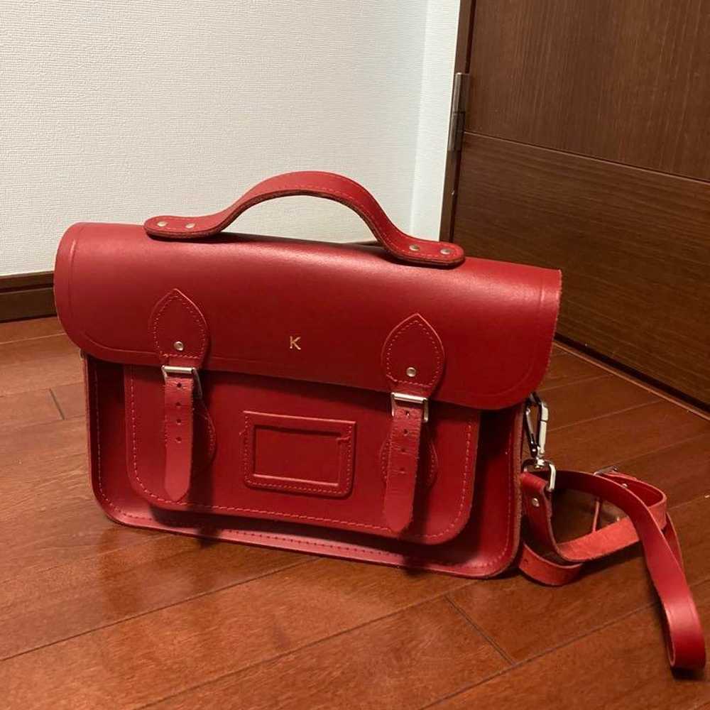 Cambridge Satchel bag in red. - image 1