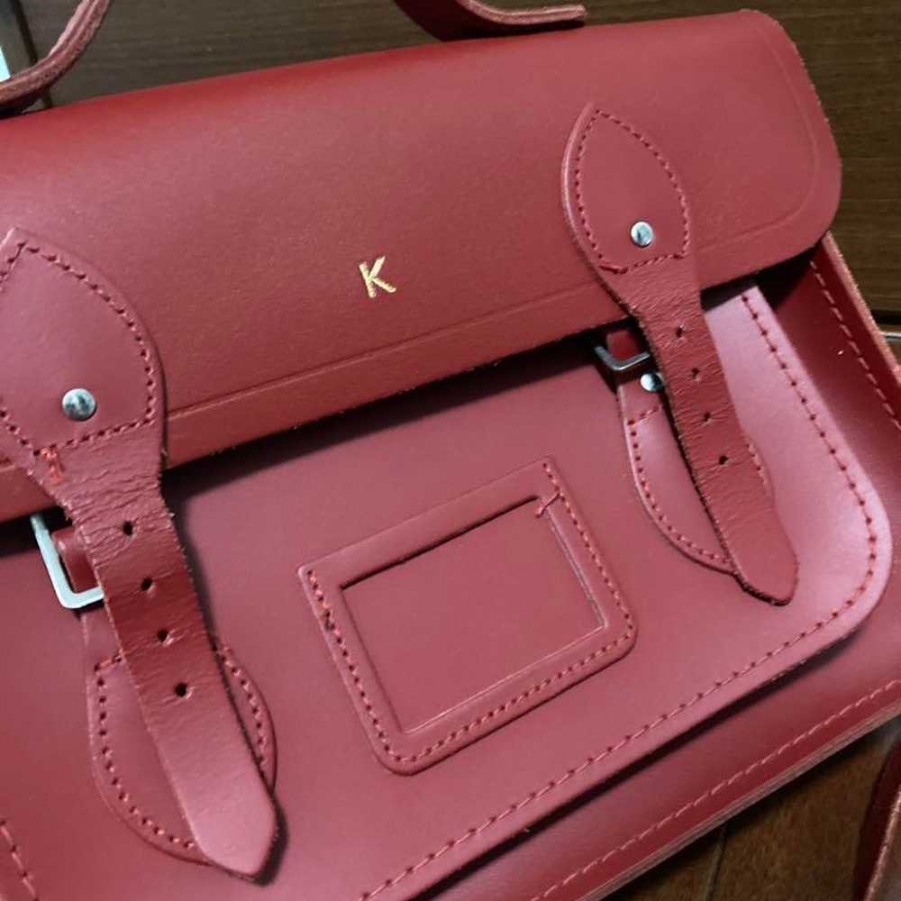 Cambridge Satchel bag in red. - image 6