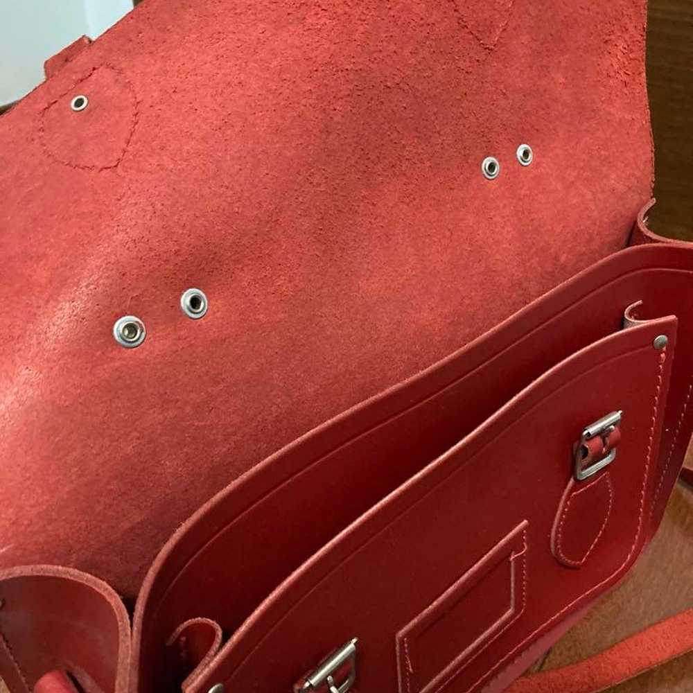 Cambridge Satchel bag in red. - image 7