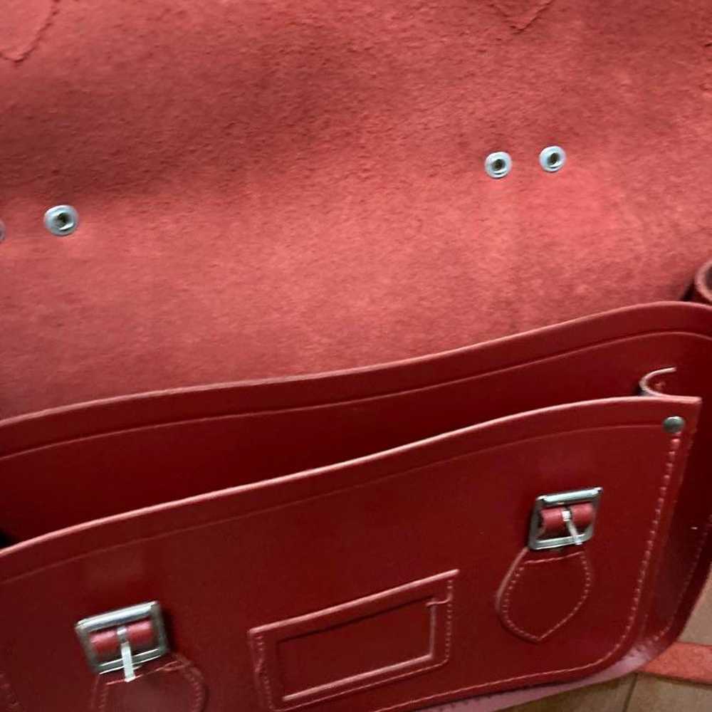 Cambridge Satchel bag in red. - image 8