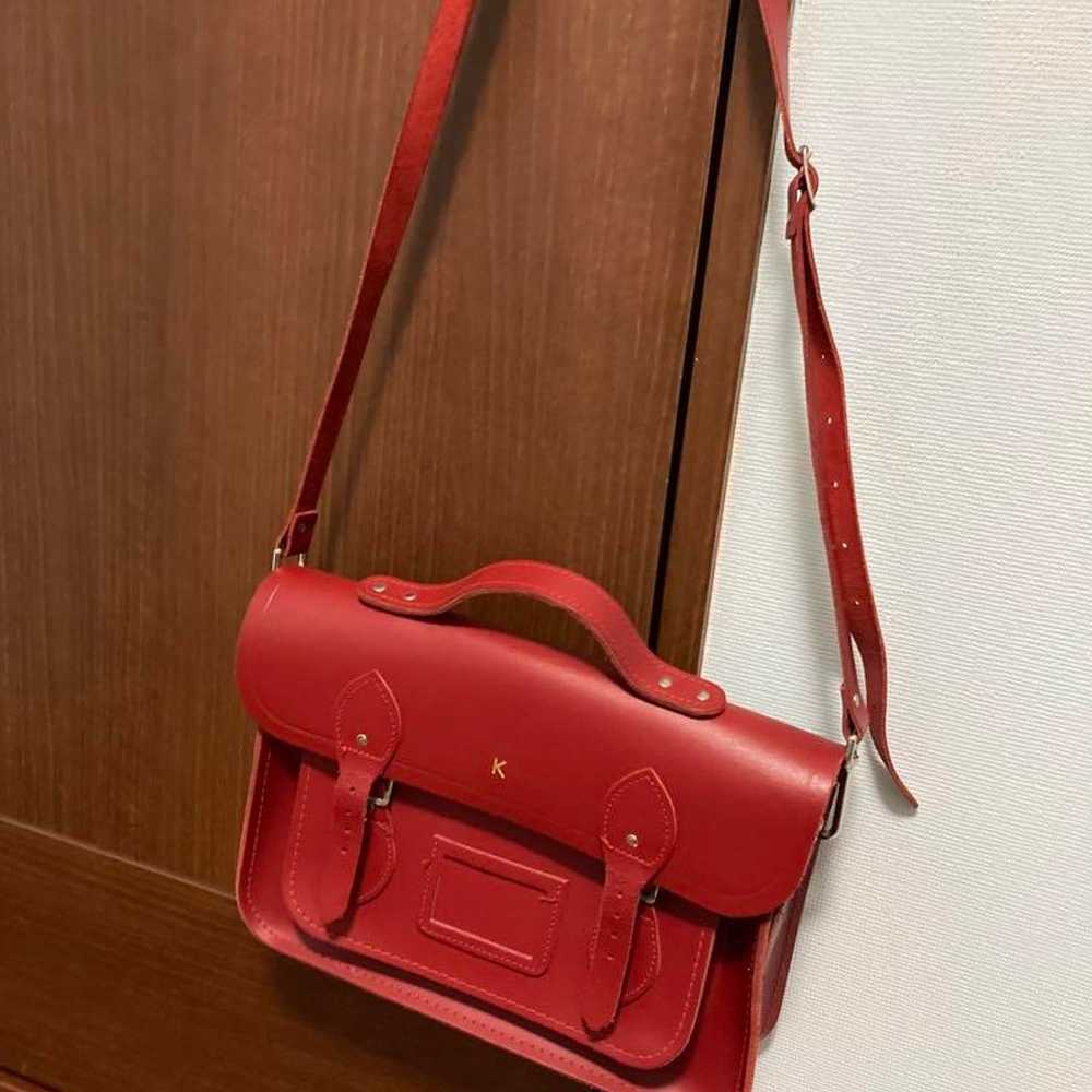 Cambridge Satchel bag in red. - image 9