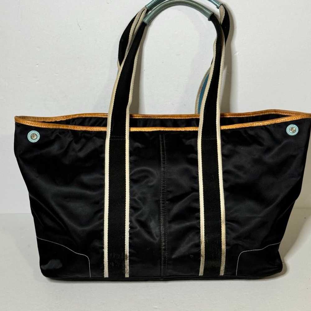 Coach Hampton Tote Dual Handles Satin Reversible … - image 3