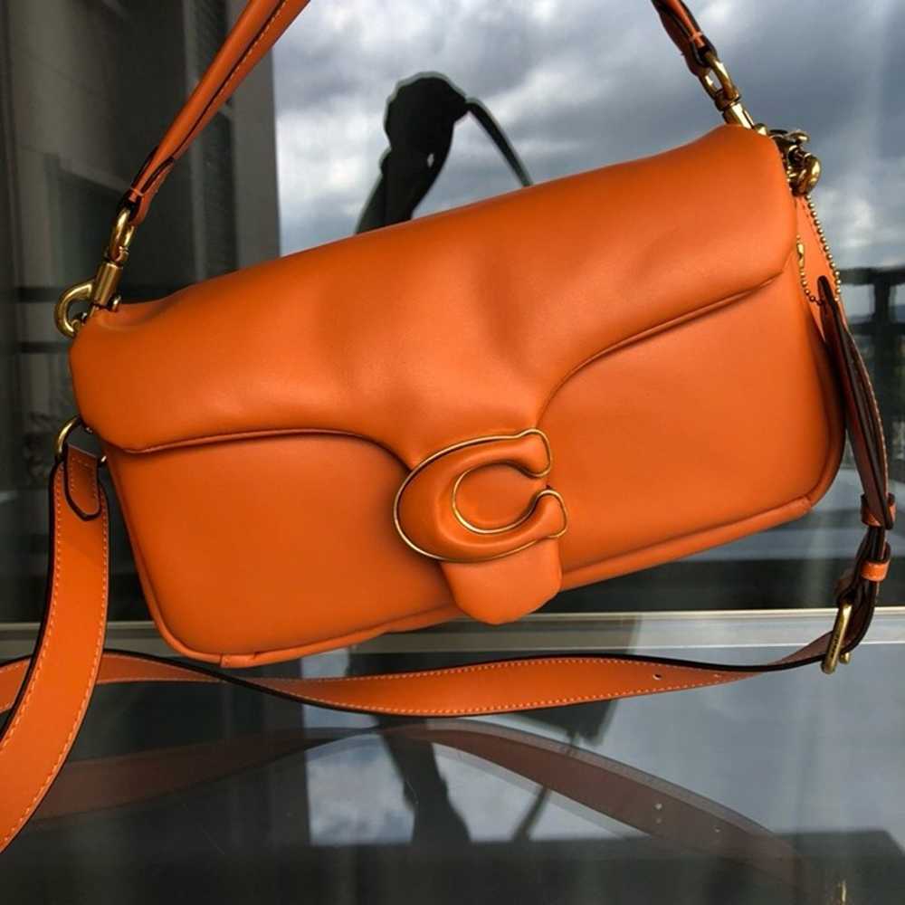 New COACH Coach Tabby Shoulder Bag 26 Orange - image 7