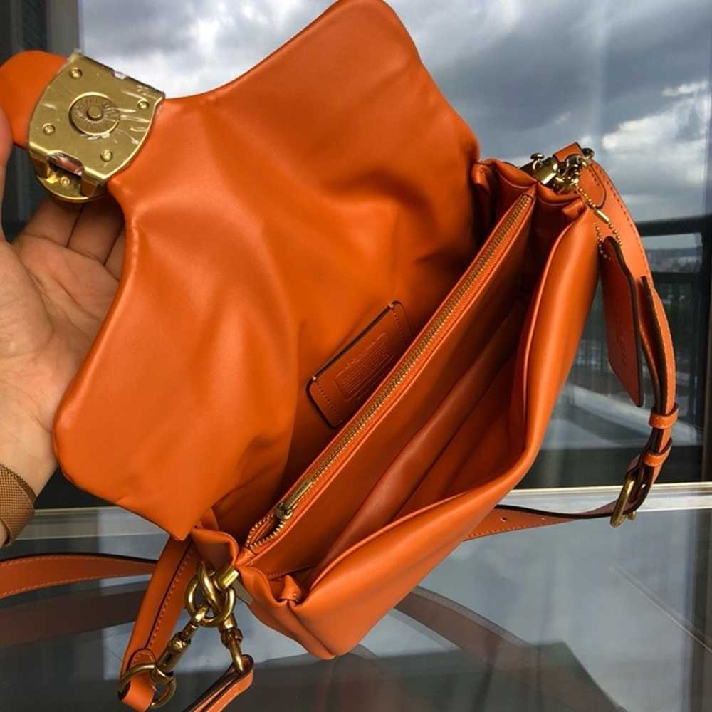 New COACH Coach Tabby Shoulder Bag 26 Orange - image 9