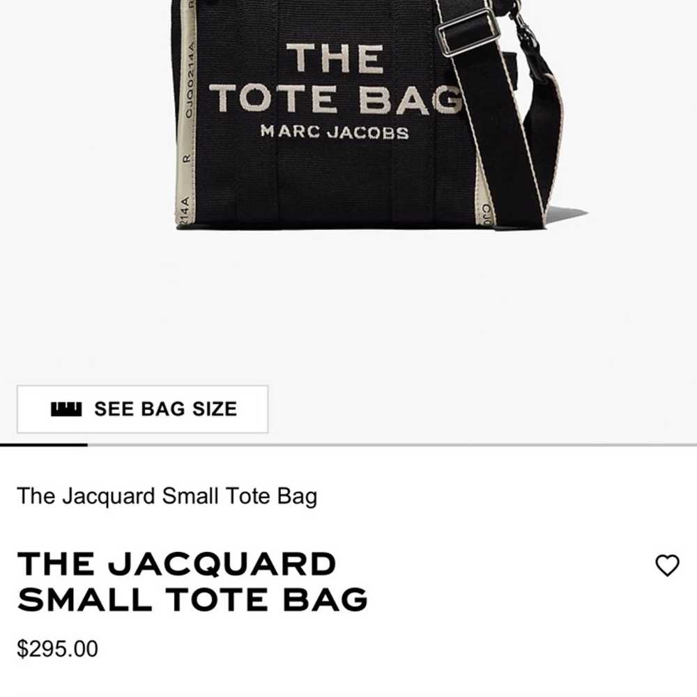 Marc Jacobs The Jacquard Small Tote Bag in Black - image 4