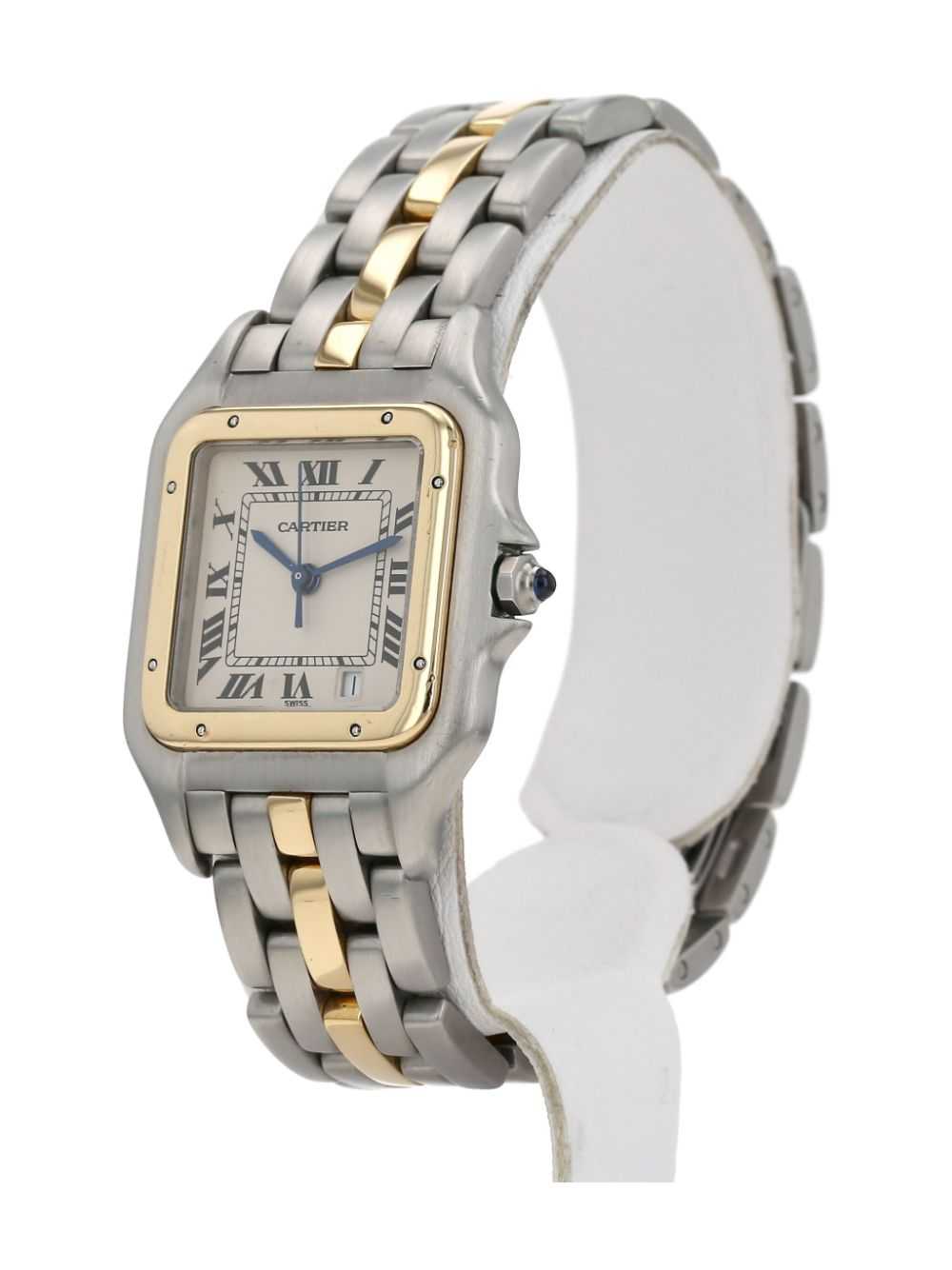 Cartier 1990 18K yellow gold and stainless steel … - image 2