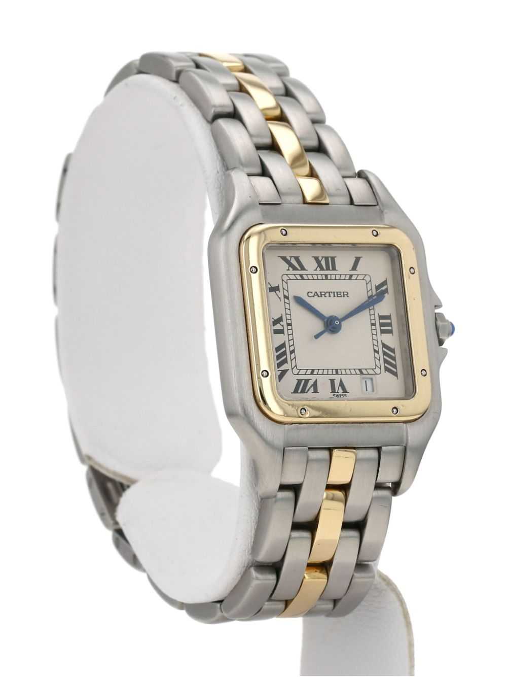 Cartier 1990 18K yellow gold and stainless steel … - image 4