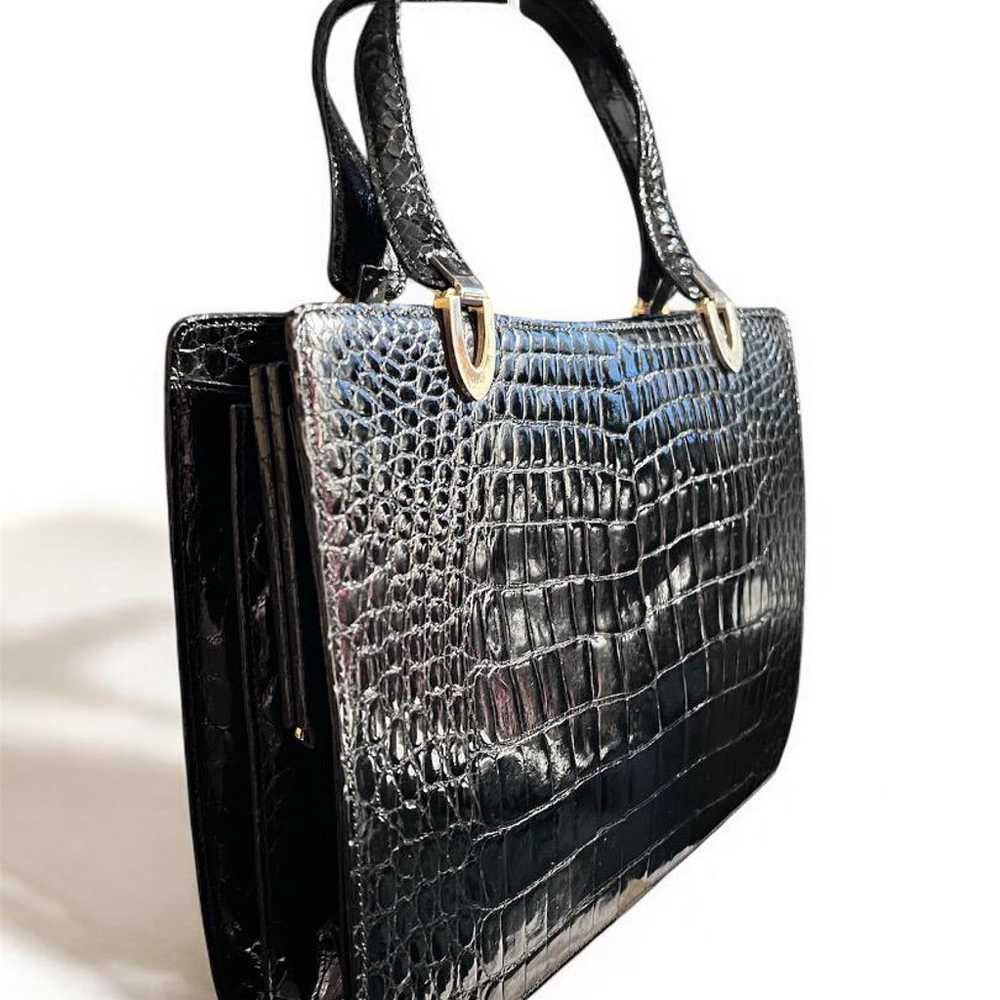 Vintage Crocodile Handbag - image 3