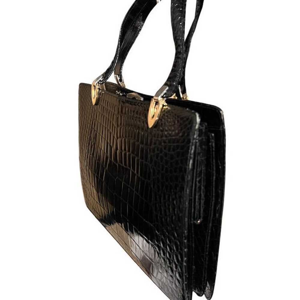 Vintage Crocodile Handbag - image 4