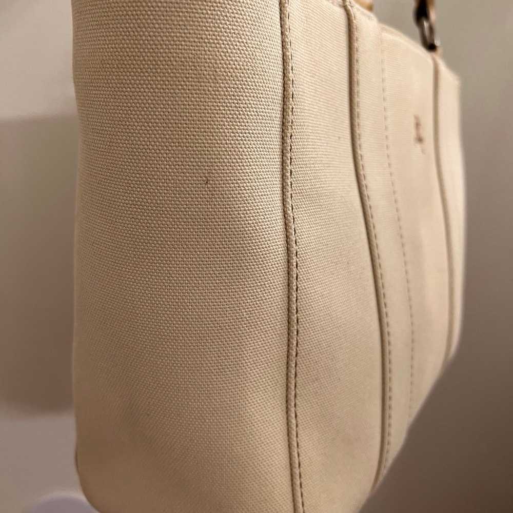 Burberry fabric beige canvas tote bag:)! - image 6