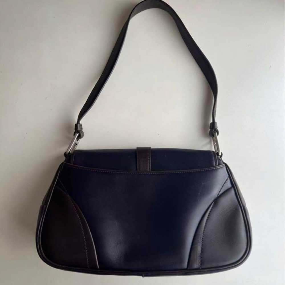 FW2000 PRADA LEATHER SHOULDER BAG - image 2