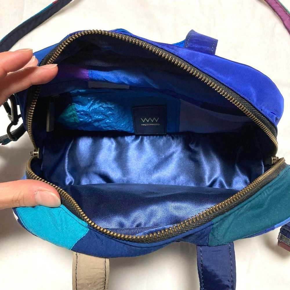 【Excellent condition】WaccoWacco Shoulder Bag Blue… - image 5