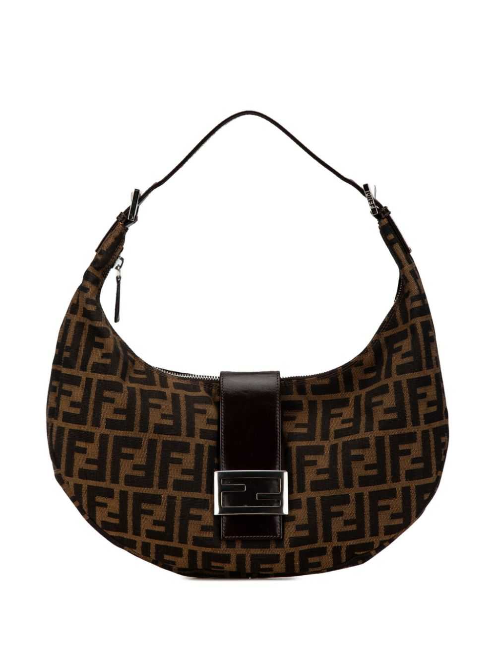 Fendi Pre-Owned 2020-2024 Zucca Canvas Croissant … - image 1