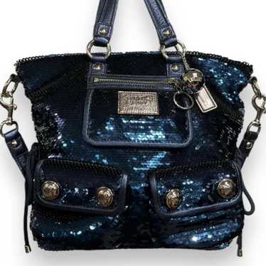 Coach Poppy SpotLight Bag Special Edition blue di… - image 1