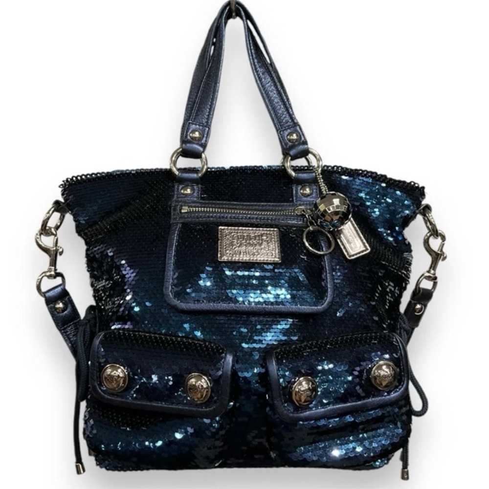 Coach Poppy SpotLight Bag Special Edition blue di… - image 2