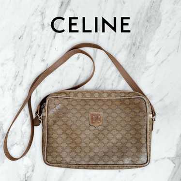 Celine Shoulder Bag Macadam Pattern Old Celine