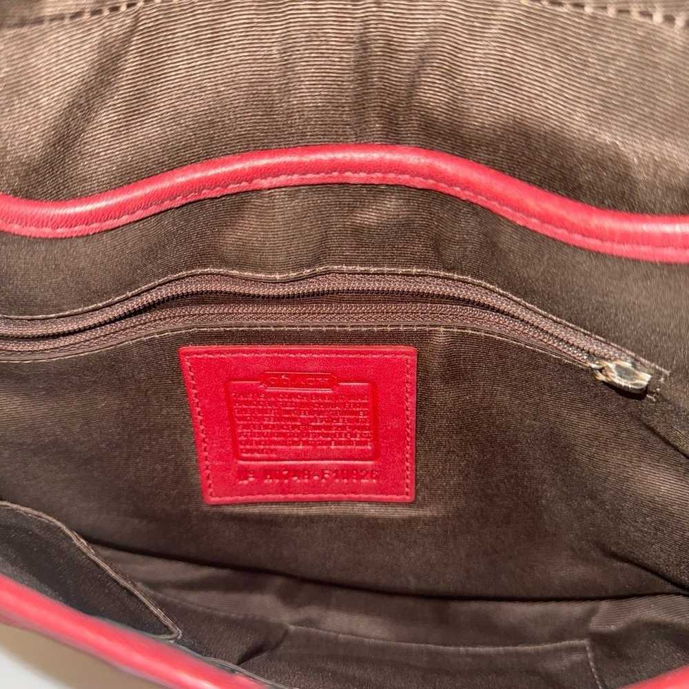 red coach soho shoulder bag - image 4