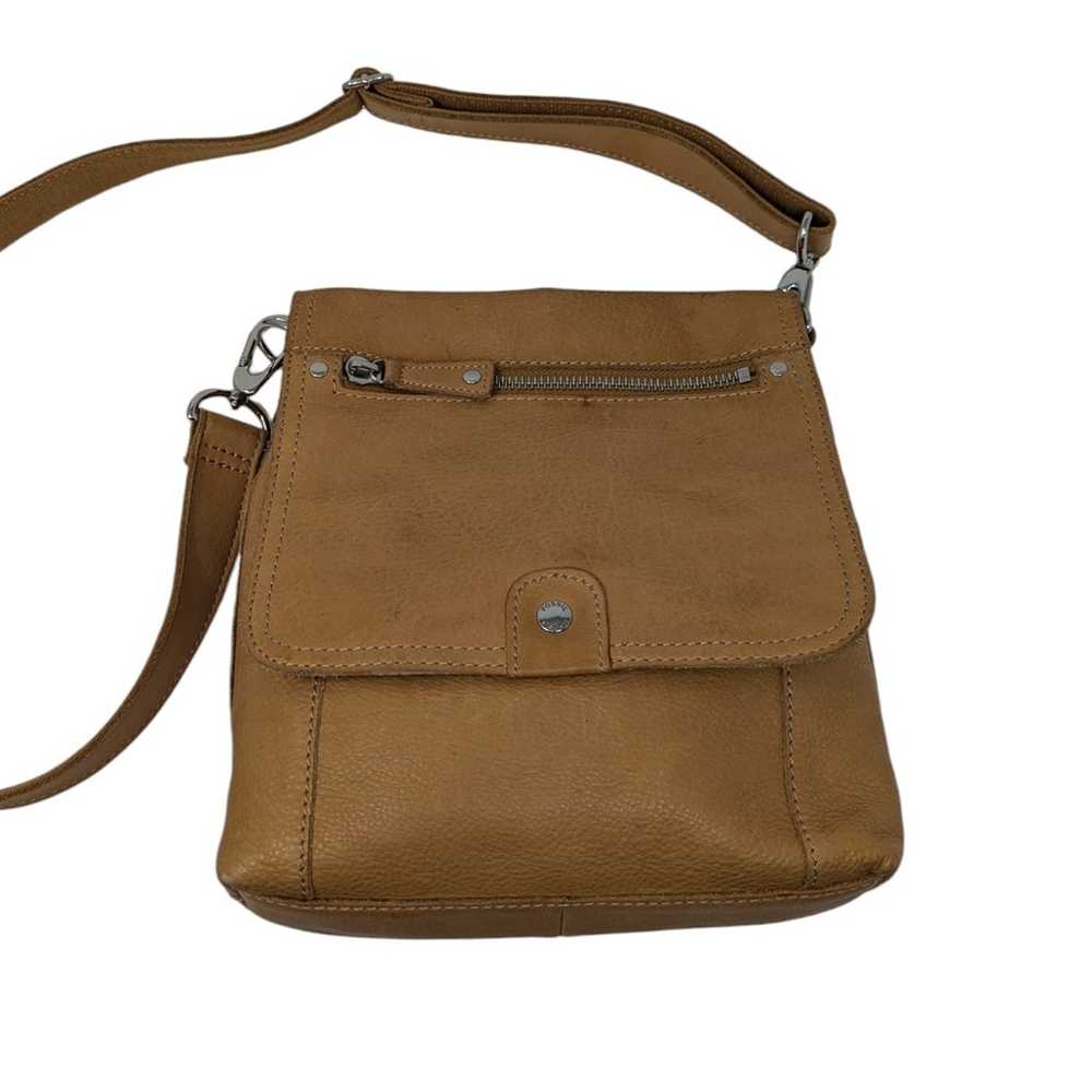 Y2K Fossil Leather Crossbody Bag Tan - image 5