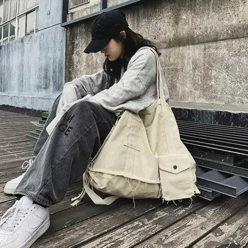 Bag × Japanese Brand × Streetwear Canvas Crossbod… - image 1