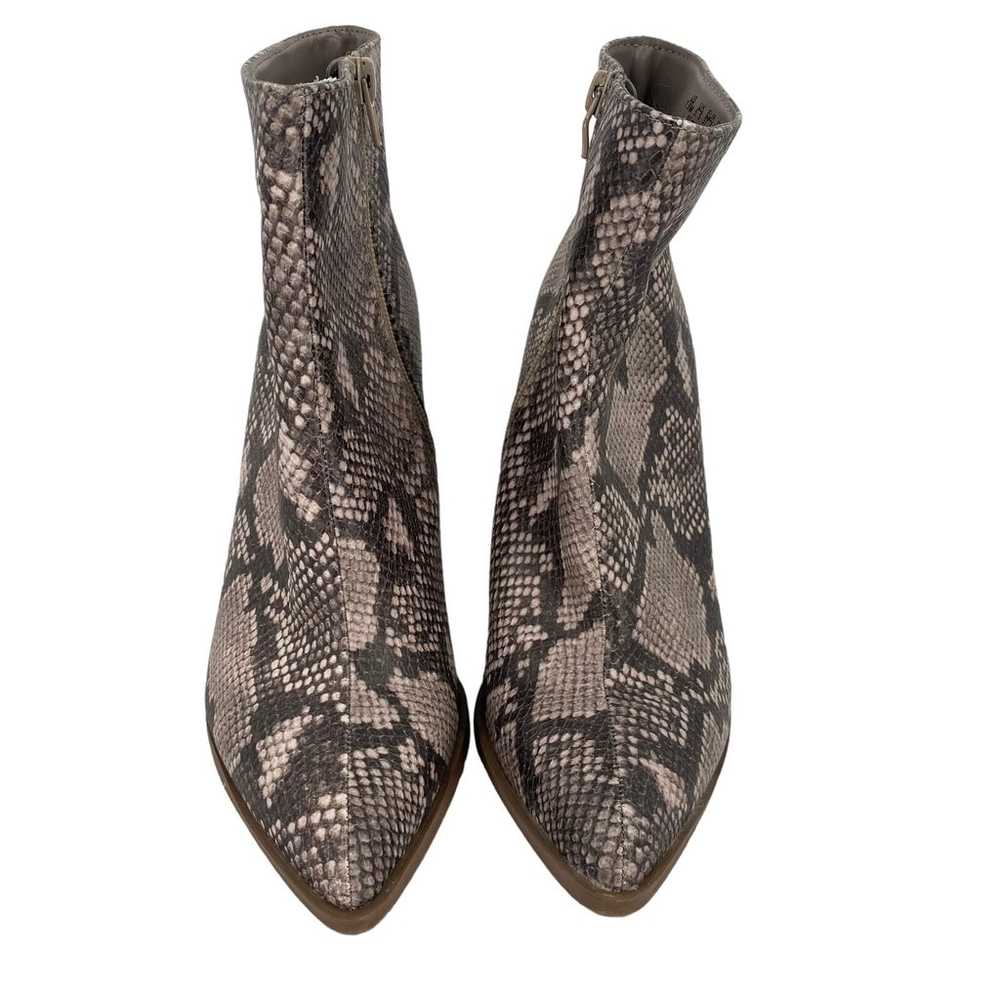 Carlos Santana Lydia Snakeskin Booties Size 7.5 - image 3