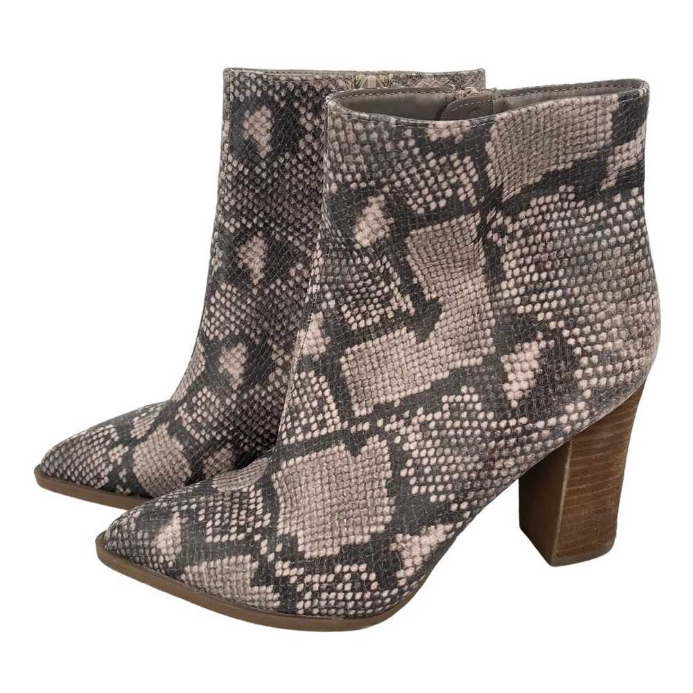 Carlos Santana Lydia Snakeskin Booties Size 7.5 - image 5