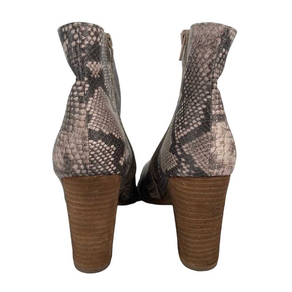 Carlos Santana Lydia Snakeskin Booties Size 7.5 - image 6