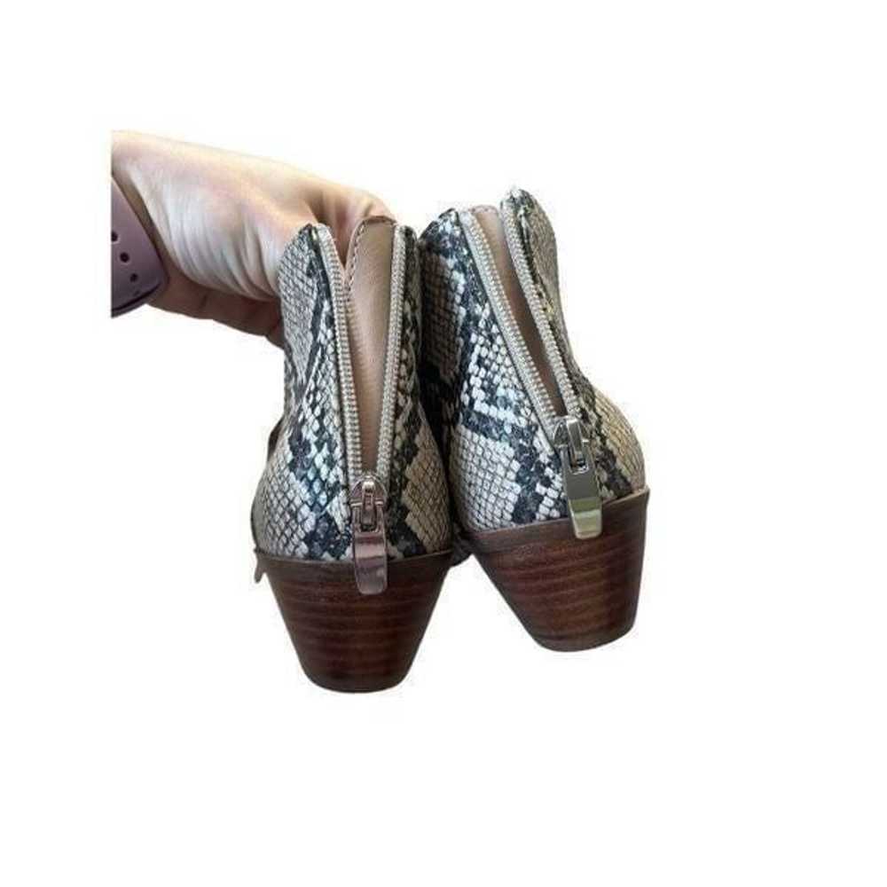 NWOB Steve Madden Snake Print Ankle Booties size … - image 9