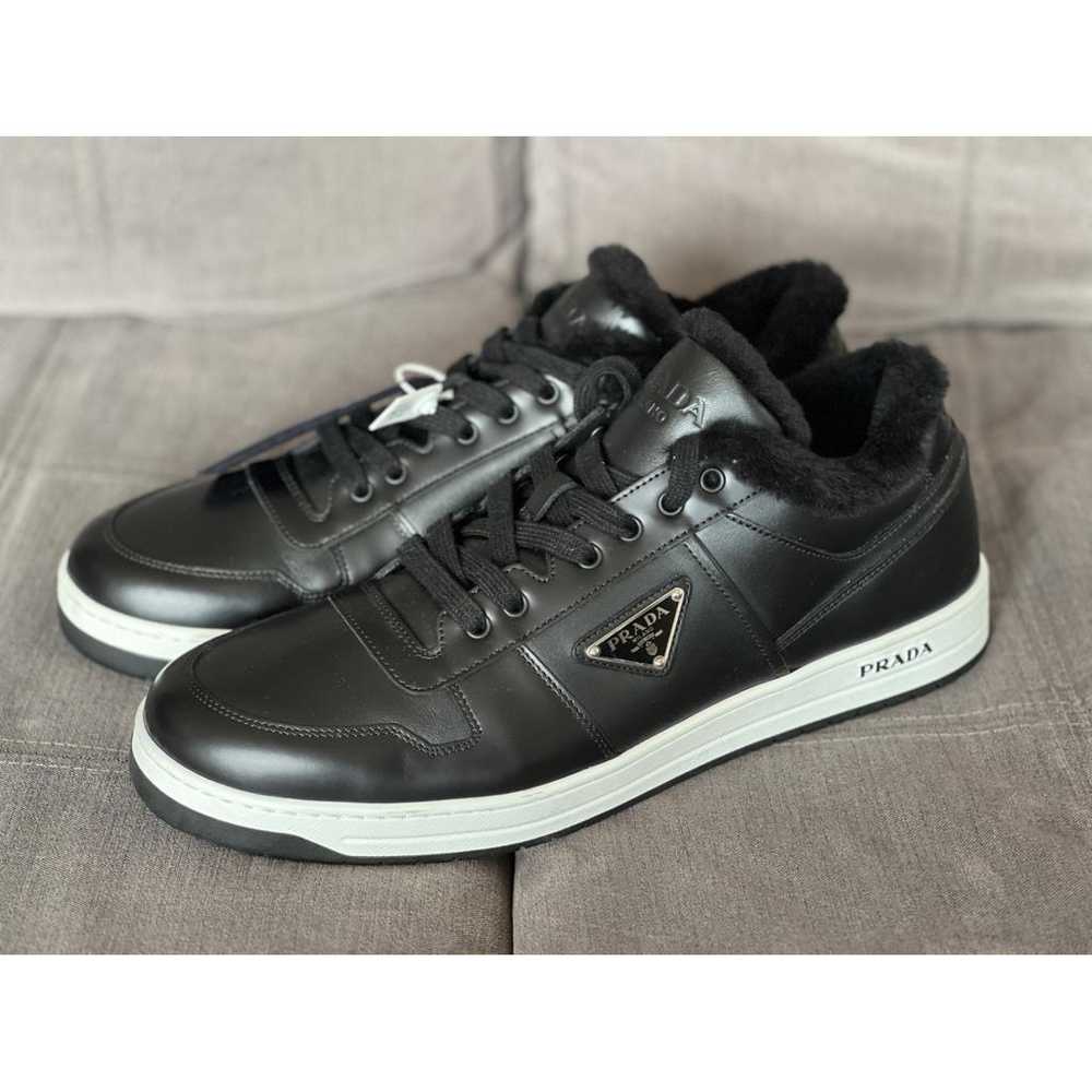 Prada Leather low trainers - image 2